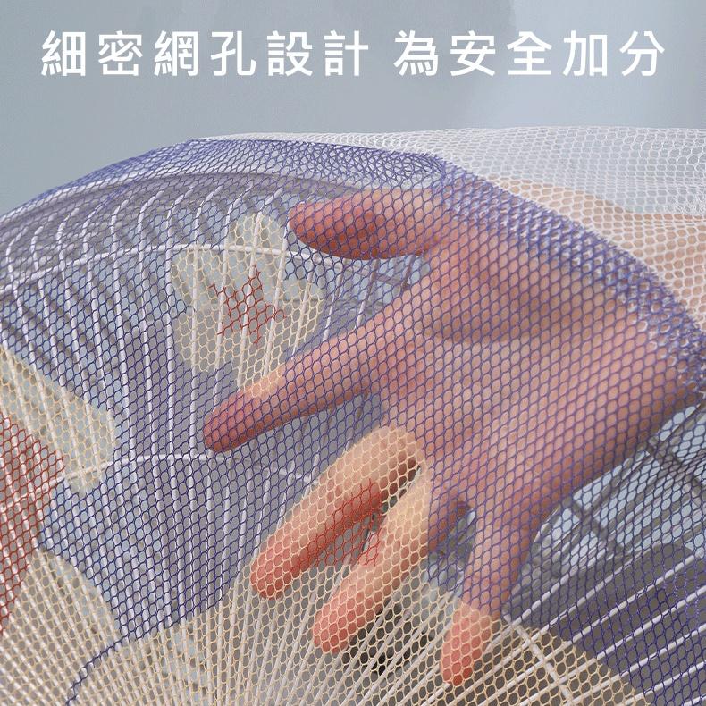 大信百貨》【台灣現貨】電風扇罩 風扇保護罩 洗衣網袋 束口袋 束口網袋 防護網 防夾手 安全保護網 束口式風扇-細節圖3