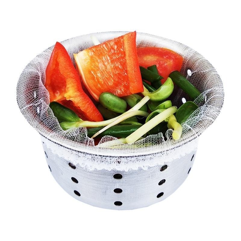 大信百貨》 100入排水口過濾網袋 濾網 過濾網 廚房水槽過濾網袋 殘渣過濾袋 髒污過濾 菜渣過濾-細節圖5