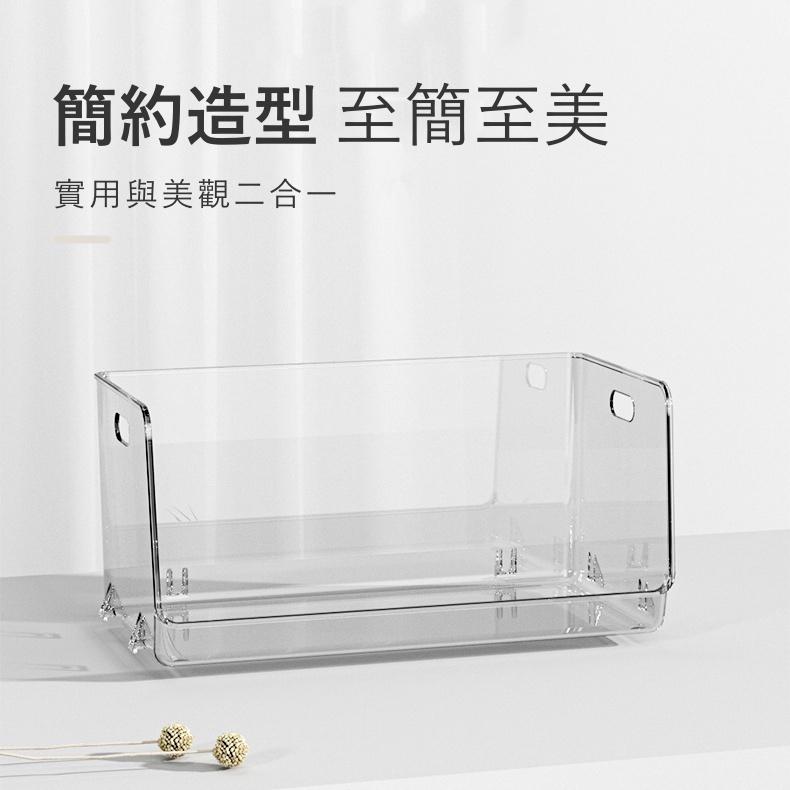 大信百貨》高質感 透明層疊架【簡約清透】透明 收納盒 書收納盒子 書籍收納盒 透明收納盒 高級感收納 透明收納箱-細節圖3
