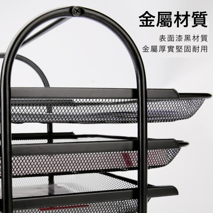 大信百貨》辦公鐵藝收納架【推薦新品💕】辦公置物架 三層收納架 鐵藝置物架 雙層置物架 雙層整理架-細節圖4
