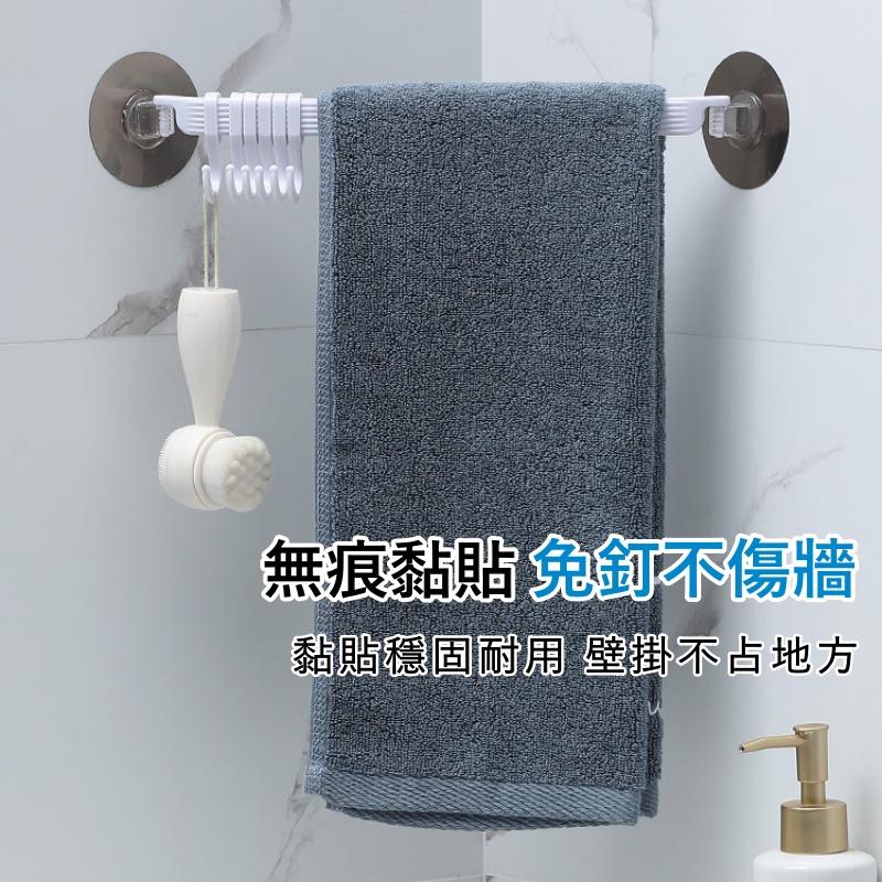 大信百貨》浴室轉角六連勾【新品優惠】排勾 掛架 移動掛勾 旋轉掛勾 移動掛鉤 六連移動旋轉掛勾 門後勾-細節圖3
