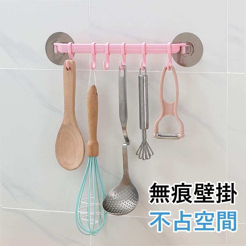 大信百貨》浴室轉角六連勾【新品優惠】排勾 掛架 移動掛勾 旋轉掛勾 移動掛鉤 六連移動旋轉掛勾 門後勾-細節圖7