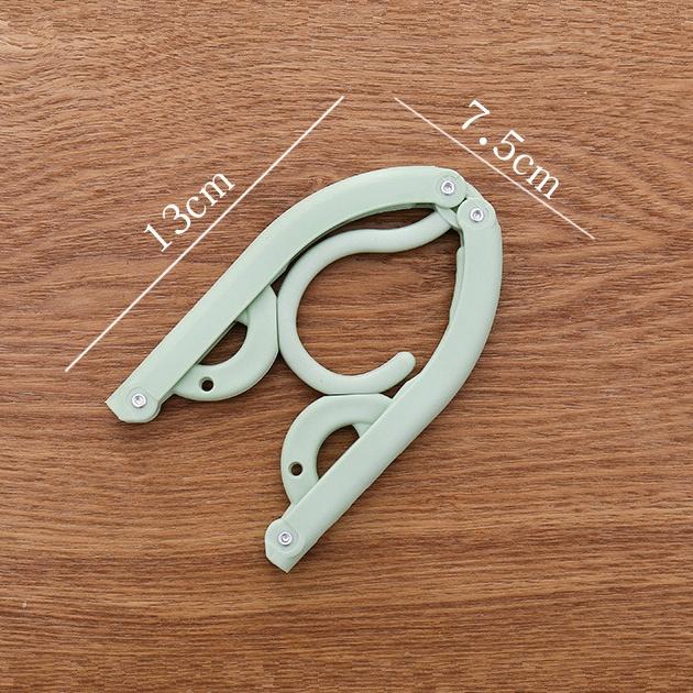 大信百貨》旅行摺疊衣架 帶夾款【好物推薦】台灣折疊衣架 曬衣架 晾衣架 收納衣架 旅行衣架 衣架-細節圖8