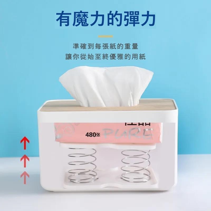 大信百貨》面紙盒彈力托【新品優惠✨】彈力支架 衛生紙盒彈簧 面紙伴侶 衛生紙盒 抽紙盒 紙巾盒 支撐架-細節圖2