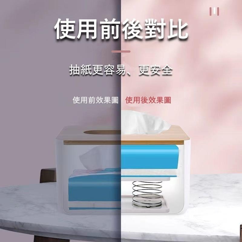 大信百貨》面紙盒彈力托【新品優惠✨】彈力支架 衛生紙盒彈簧 面紙伴侶 衛生紙盒 抽紙盒 紙巾盒 支撐架-細節圖3