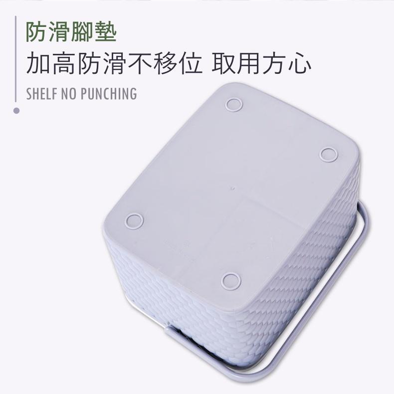 大信百貨》手提 三格紙巾盒【新品特價】面紙盒 桌上收納 衛生紙盒 收納盒 衛生紙收納盒 紙巾盒 面紙收納盒，面紙盒浴室-細節圖8
