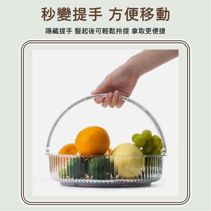 大信百貨》輕奢 360旋轉收納盤【可手提🔥】旋轉收納架 調味料收納架 旋轉盤 醬料架 調料收納架 廚房旋轉收納盤，旋轉盤-細節圖6