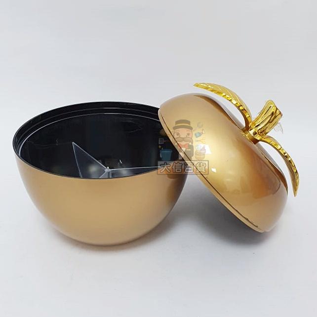 大信百貨》 新年糖果盒 蘋果餅盒 聚寶盆 開運 水晶糖果收納盒 珍珠糖果罐 餅乾盒 喜慶宴客 過年過節 結婚嫁娶-細節圖2