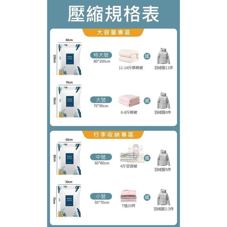 大信百貨》北歐壓縮袋 衣物棉被壓縮袋 棉被收納 手捲式 加厚款 壓縮袋 真空袋 衣物收納袋 收納 空間 旅行收納，壓縮袋-細節圖4