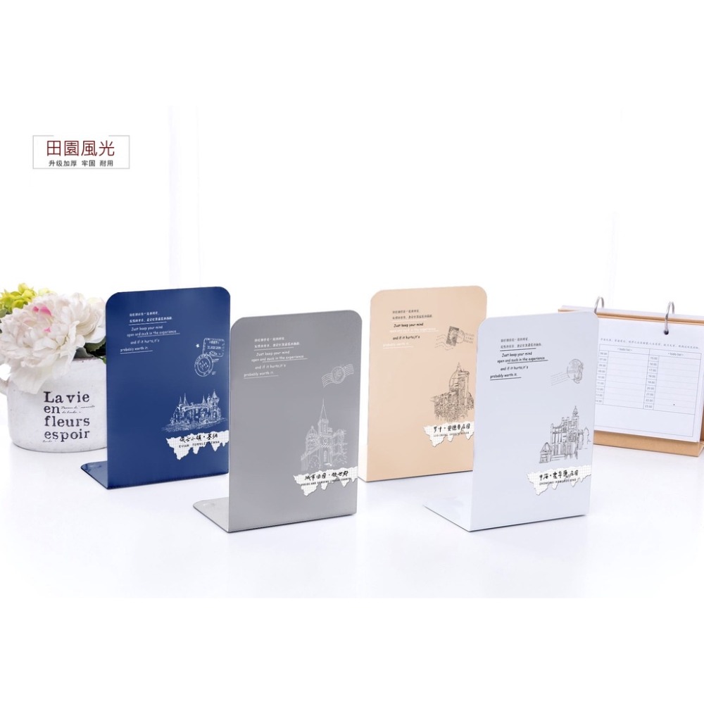 大信百貨》【全網最低!!】日式無印風 書架 書擋 書立 收納 桌上 收納 書夾 書本收納 L型簡約 平板書立，鐵書架-規格圖6