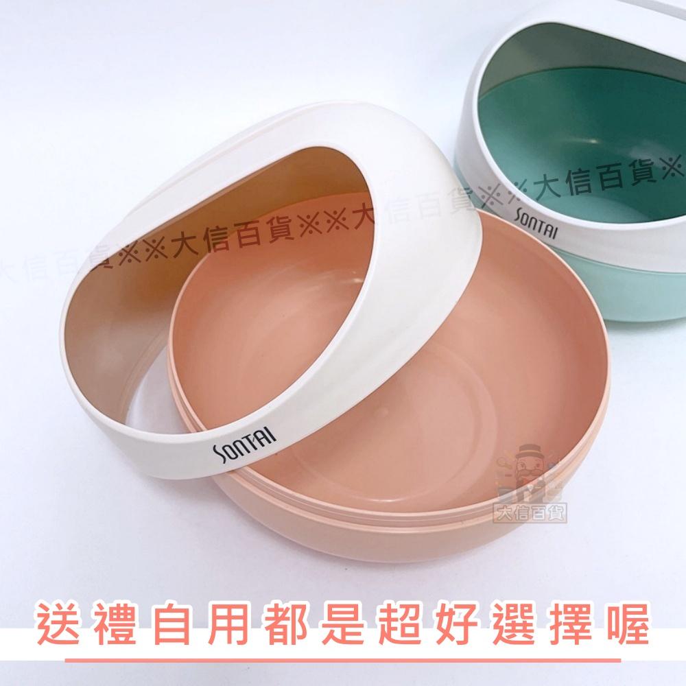 大信百貨》橢圓型收納盒 圓滾型收納盒 桌上型追劇垃圾桶 桌上收納 收納盒 置物盒 文具盒 垃圾桶 辦公收納 化妝收納-細節圖3