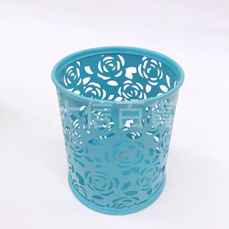 大信百貨》 高雅鐵筆筒 鐵藝筆筒 金屬多功能筆筒 創意鏤空網格金屬筆筒 桌面收納 筆筒 收納桶 收納 辦公用品 文具-細節圖6