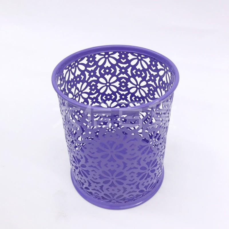 大信百貨》 高雅鐵筆筒 鐵藝筆筒 金屬多功能筆筒 創意鏤空網格金屬筆筒 桌面收納 筆筒 收納桶 收納 辦公用品 文具-細節圖8