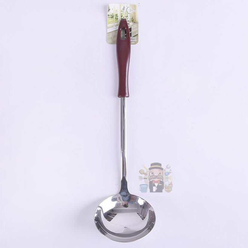 大信百貨》創陽 5厘 紅電木湯勺 紅電木漏勺 兩用火鍋湯勺 廚房用具 火鍋用具 廚具 撈勺 盛粥 湯匙，電木湯勺-細節圖5