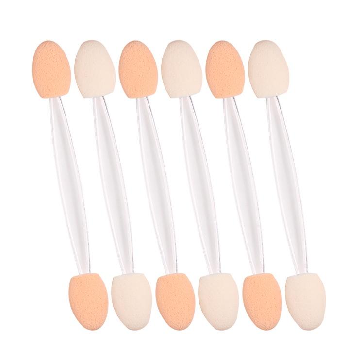 大信百貨》 現貨 一次性 眼影棒 12入 海棉棒 優質乳膠海綿眼影棒 眼影海綿 眼影棒 拋棄式眼影棒-細節圖5