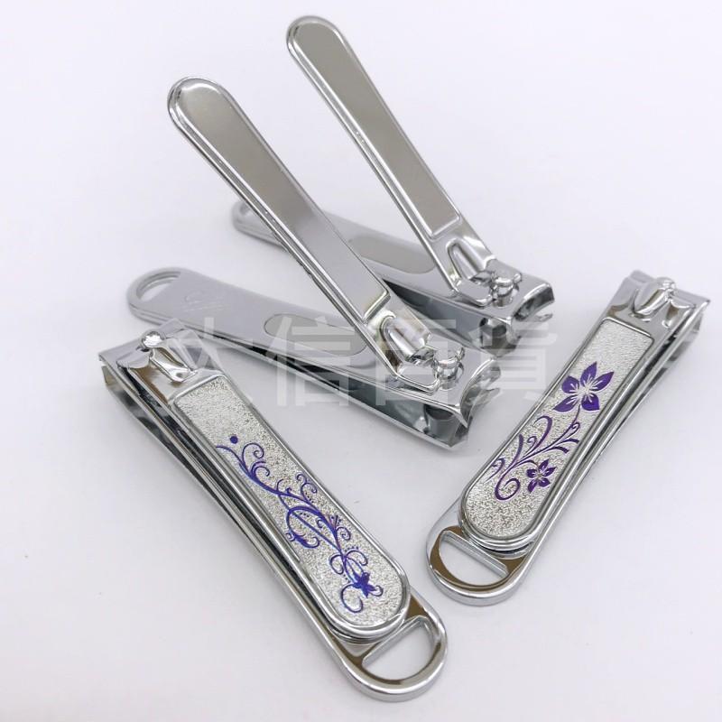 大信百貨》YA326 紫蝶花指甲剪 指甲刀 修甲 美甲 指甲鉗-細節圖2