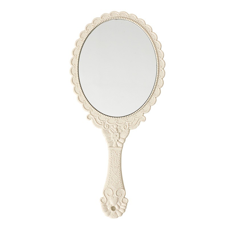 金銀 手拿鏡 全網最低價🔥 質感禮物 歐式鏡子 小鏡子 鏡子隨身 來店禮 化粧鏡 復古 紋綉-細節圖2