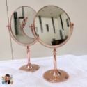 大信百貨》復古簡約金屬質感優雅時尚雙面鏡  雙面鏡 化妝鏡 復古 金屬化妝鏡 簡約金屬 化妝鏡雙面鏡 鏡子，復古雙面鏡-規格圖7