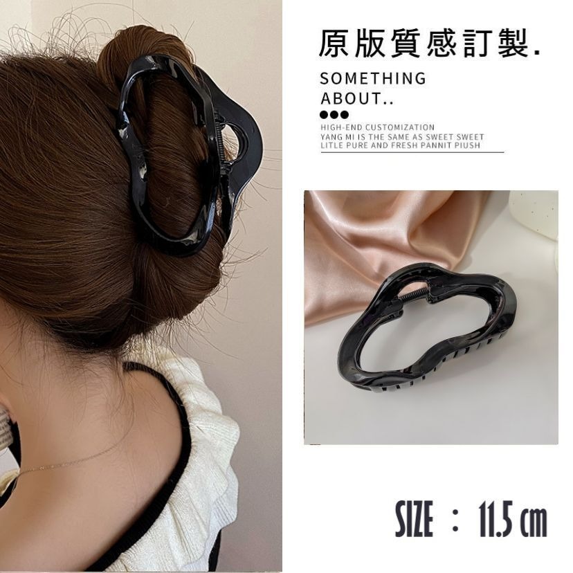 雲朵果凍抓夾💕 大髮夾 鯊魚夾 抓夾 法式 韓版 簡約 髮夾鯊魚夾 韓系髮夾 髮飾 磨砂 磨砂髮夾 髮夾 大信百貨-規格圖6