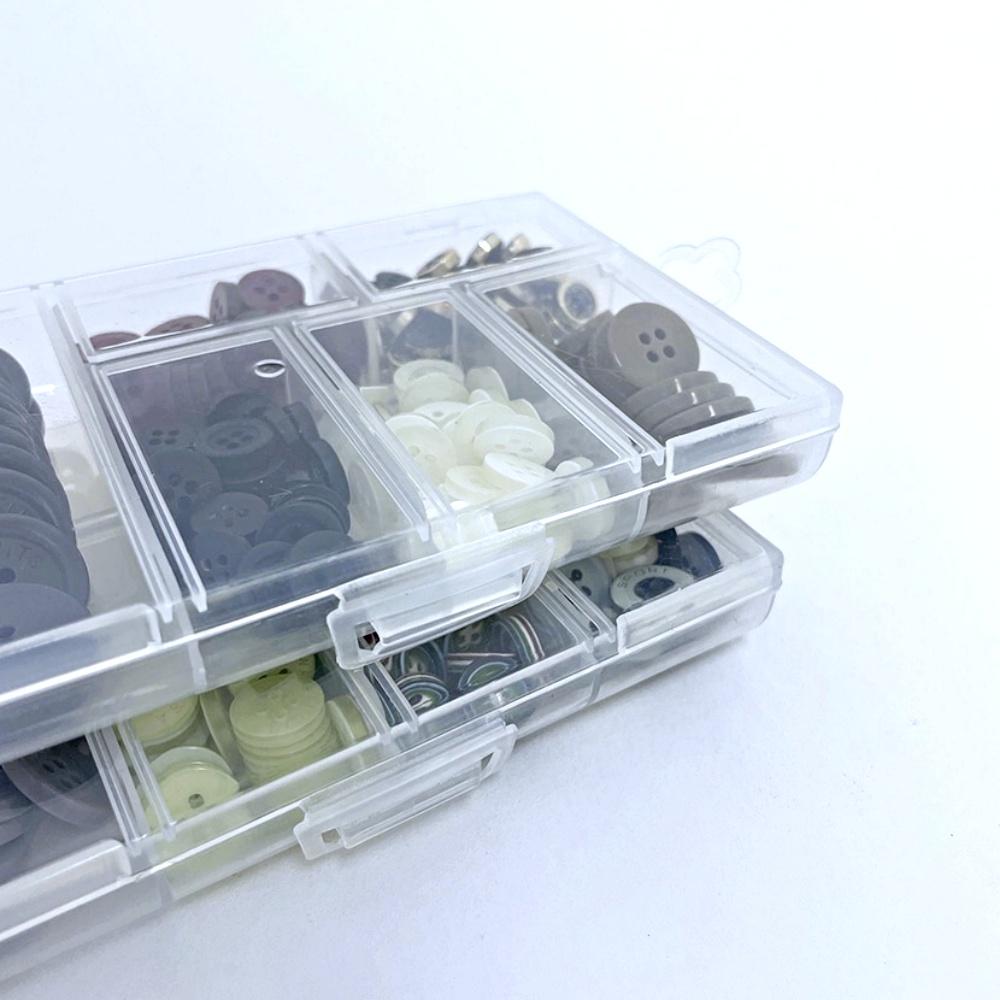 大信百貨》多規格鈕扣組 YB1763 鈕扣套裝 糖果色 扣子 珠光扣子 霧面鈕扣 四孔鈕扣-細節圖5