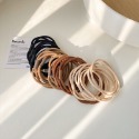 大信百貨》基礎打底髮圈 大地色 打底髮圈 棕色髮圈 髮圈 韓系髮圈 氣質髮圈，咖色髮圈-規格圖9