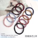 大信百貨》莫蘭迪 ins 無縫髮圈 台灣出貨 加粗髮圈 韓風髮圈 黑色髮圈 高彈力頭繩 加粗髮繩 髮圈髮飾 束髮，髮圈-規格圖6