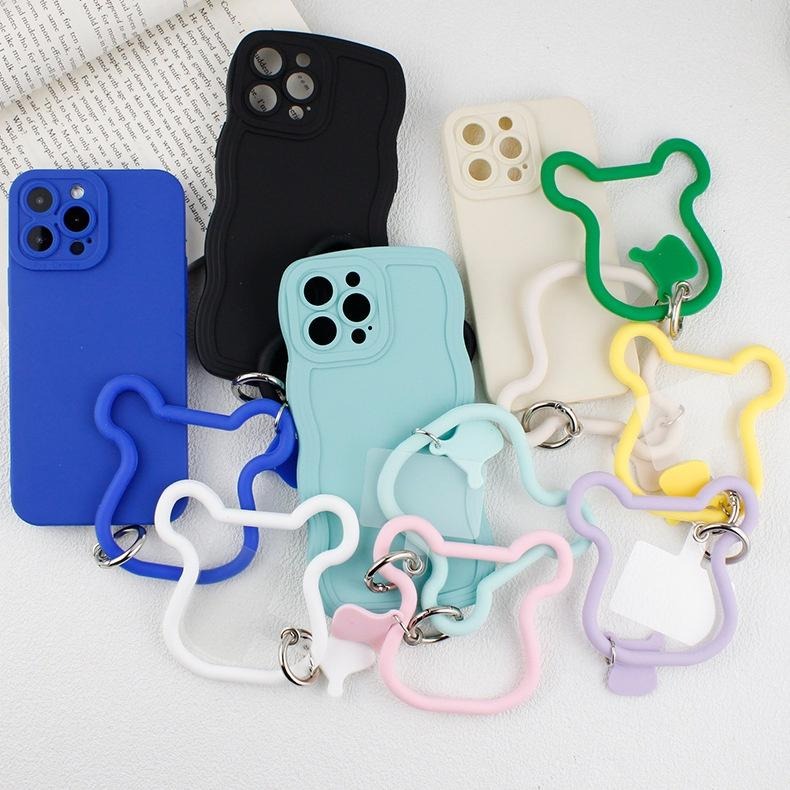 大信百貨》ins風 液態硅膠手機掛環【新品優惠⭐】卡片式手機掛繩 不限機型 多功能硅膠掛環 鑰匙圈扣飾 防丟防摔掛飾-細節圖5