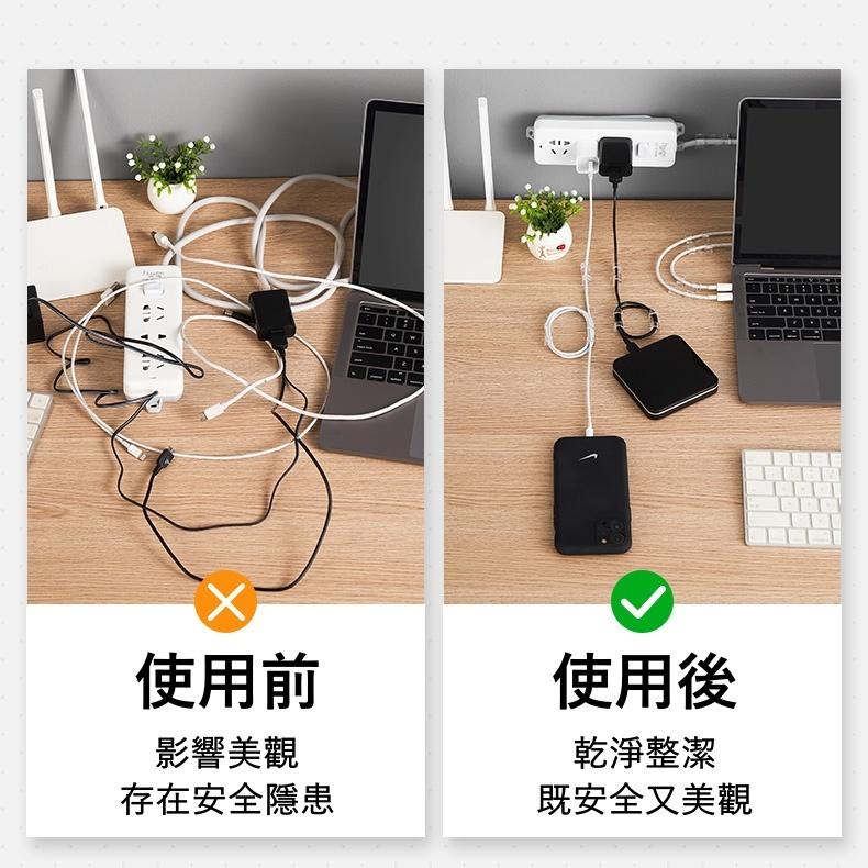 大信百貨》自黏電線固定器 【全網最低!】電線收納器 電線收納器 電線收納 附背膠電線收納器-細節圖2