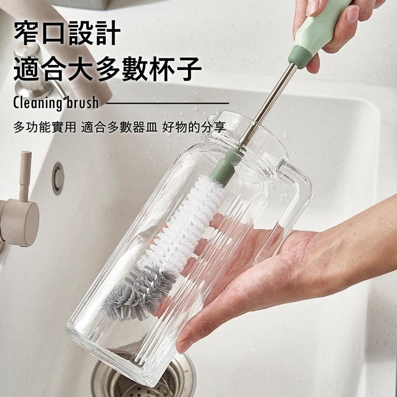 大信百貨》直角彎曲杯刷【🔥新品推薦】海綿杯刷 奶瓶刷 杯刷 清潔刷 奶瓶清潔-細節圖3