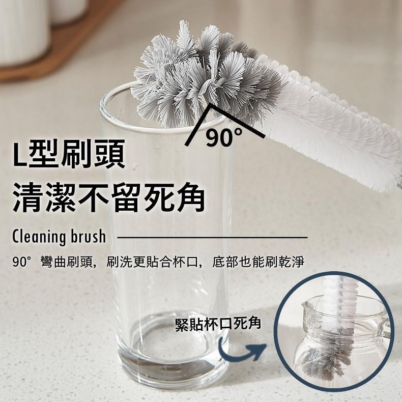 大信百貨》直角彎曲杯刷【🔥新品推薦】海綿杯刷 奶瓶刷 杯刷 清潔刷 奶瓶清潔-細節圖4