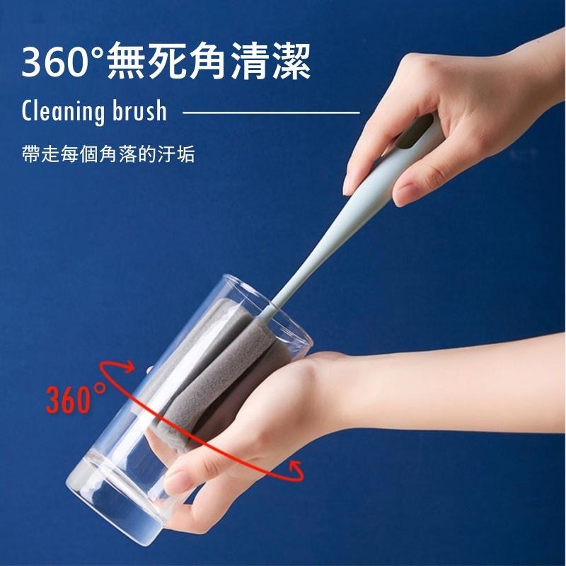 大信百貨》直角彎曲杯刷【🔥新品推薦】海綿杯刷 奶瓶刷 杯刷 清潔刷 奶瓶清潔-細節圖7