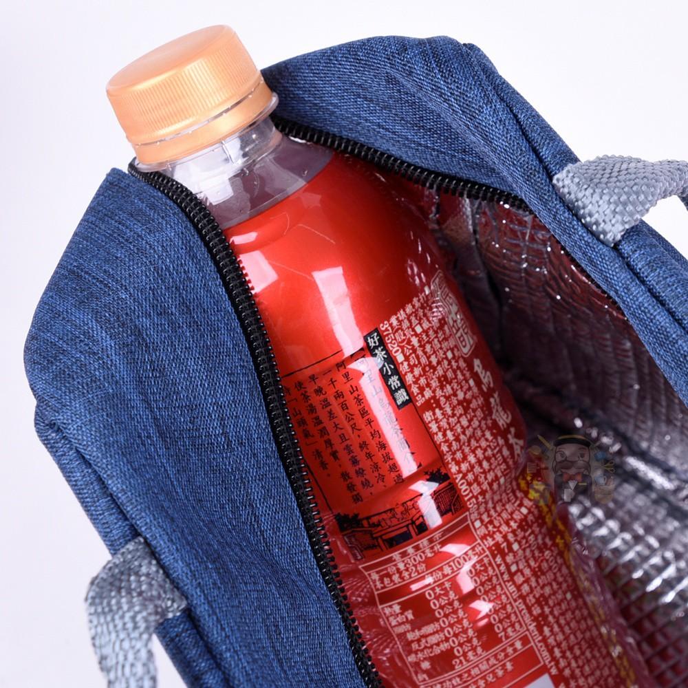 大信百貨》大容量棉麻冰包 鋁箔控溫手提便當袋 方形保溫袋 保溫提袋-細節圖7