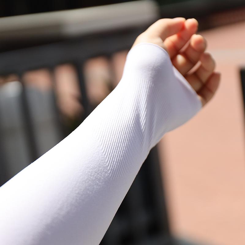 大信百貨》冰絲防曬袖套【🔥新品推薦】外送員必備 防曬袖套 抗紫外線 外送員神器戶外活動 騎腳踏車 路跑 單車袖套-細節圖6