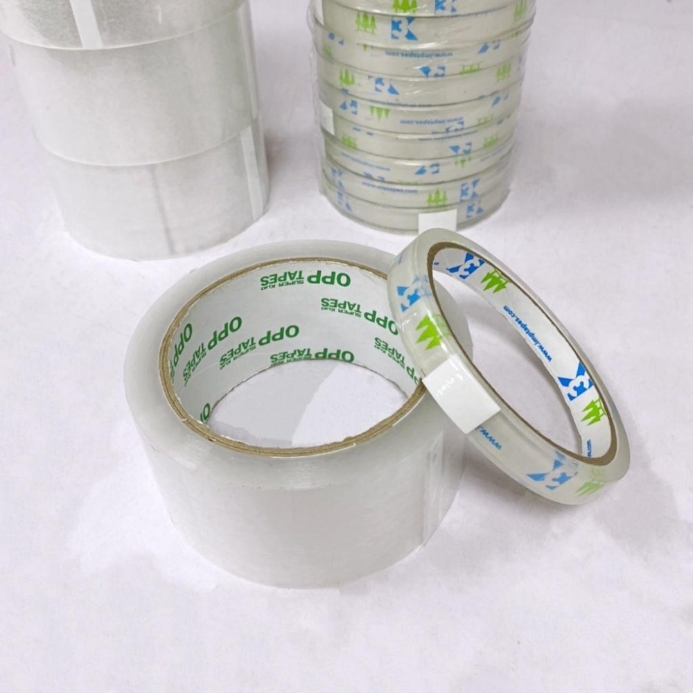 大信百貨》48mm 80Y 透明膠帶 封箱膠帶 賣家必備 寬膠帶 膠帶 膠帶台 包貨 網拍 封箱 一般膠帶 文具，膠帶-細節圖4