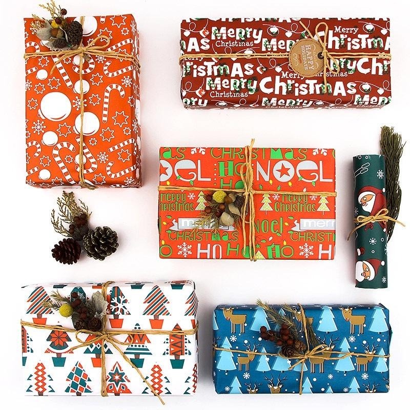 大信百貨》聖誕包裝紙【新品優惠✨】超商取貨會凹折 聖誕包裝 聖誕節包裝 包裝紙 禮物包裝紙 包裝禮物，包裝紙-細節圖5