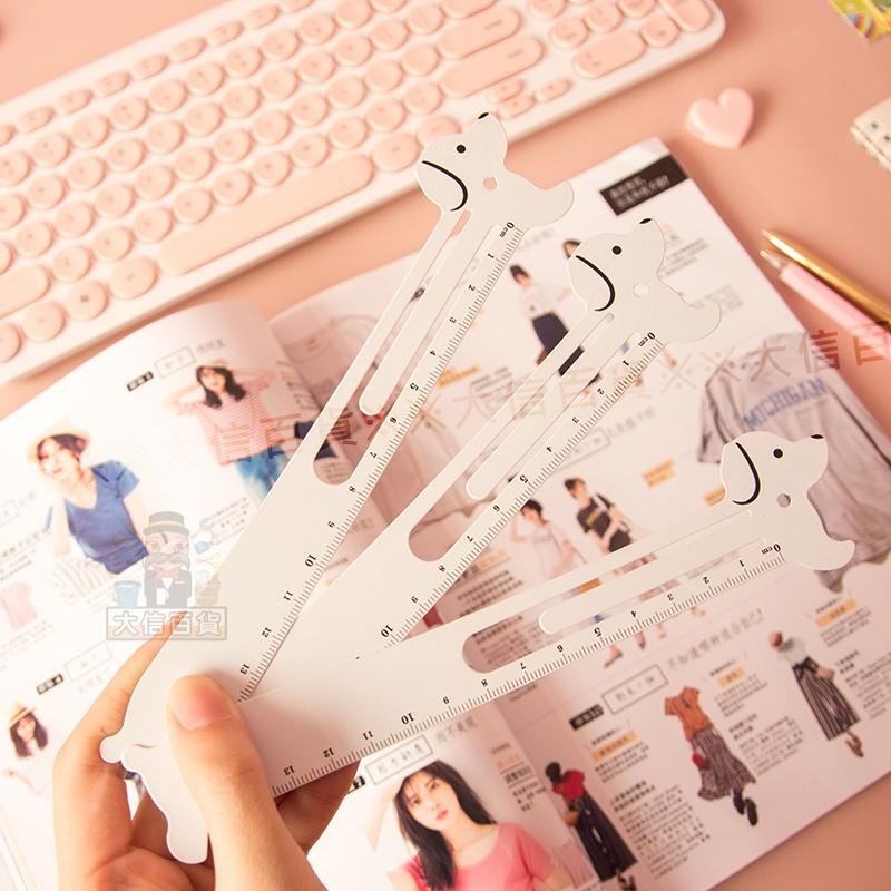 大信百貨》【台灣現貨】臘腸動物 可愛造型書籤尺 可當書籤 測量尺 交換禮物 考試獎品-細節圖5