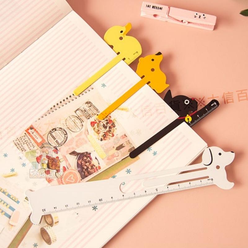 大信百貨》【台灣現貨】臘腸動物 可愛造型書籤尺 可當書籤 測量尺 交換禮物 考試獎品-細節圖8