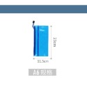 大信百貨》彩色透明網格收納袋 防水資料袋 公文袋 文件收納袋 辦公文具收納袋 票據袋 證件袋 護照包 文件袋，文件袋-規格圖9