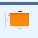 大信百貨》彩色透明網格收納袋 防水資料袋 公文袋 文件收納袋 辦公文具收納袋 票據袋 證件袋 護照包 文件袋，文件袋-規格圖9