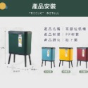 大信百貨》輕奢風 高腳垃圾桶 垃圾筒 高雅垃圾桶 按壓式垃圾桶 彈蓋垃圾桶 桌上垃圾桶-規格圖8