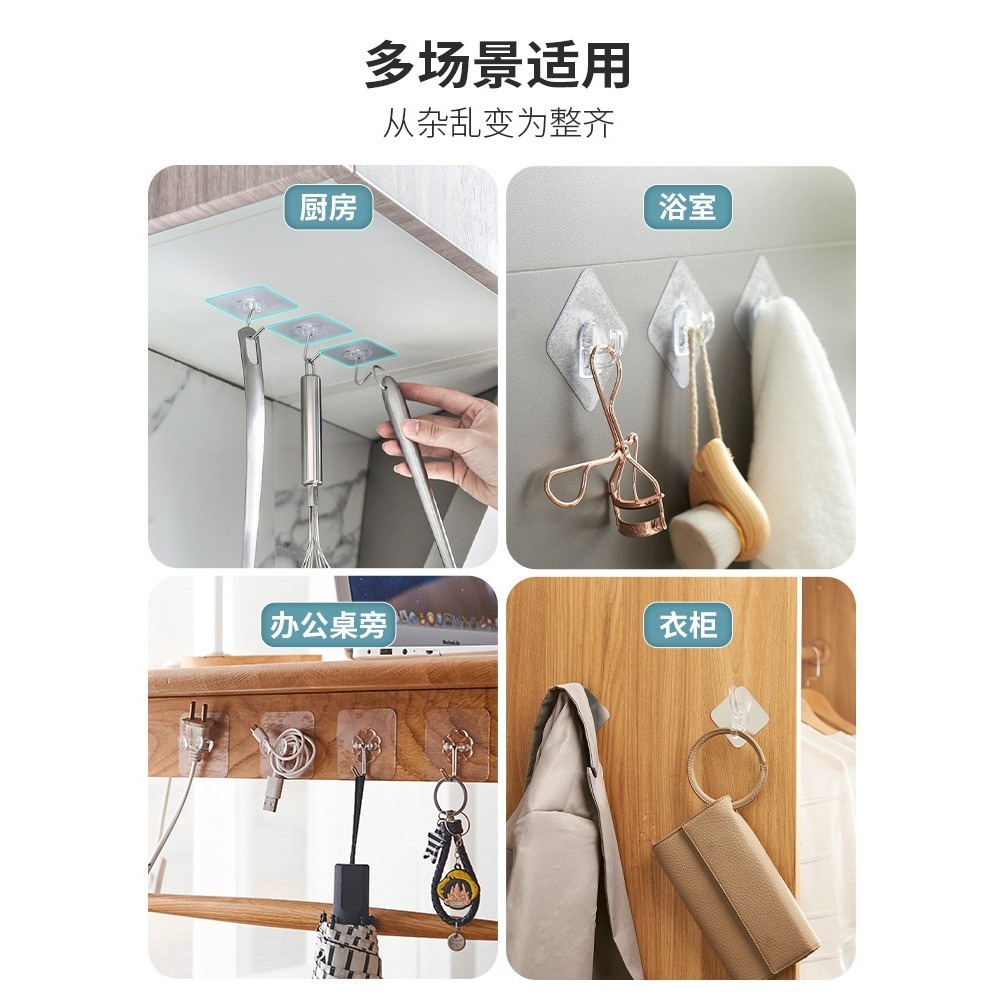 超多🔥下殺價 強力無痕掛勾 強力無痕貼 不留痕掛鉤 無痕貼片 掛勾貼片 免釘牆貼片 無痕螺絲貼 免釘貼 子母扣-細節圖5