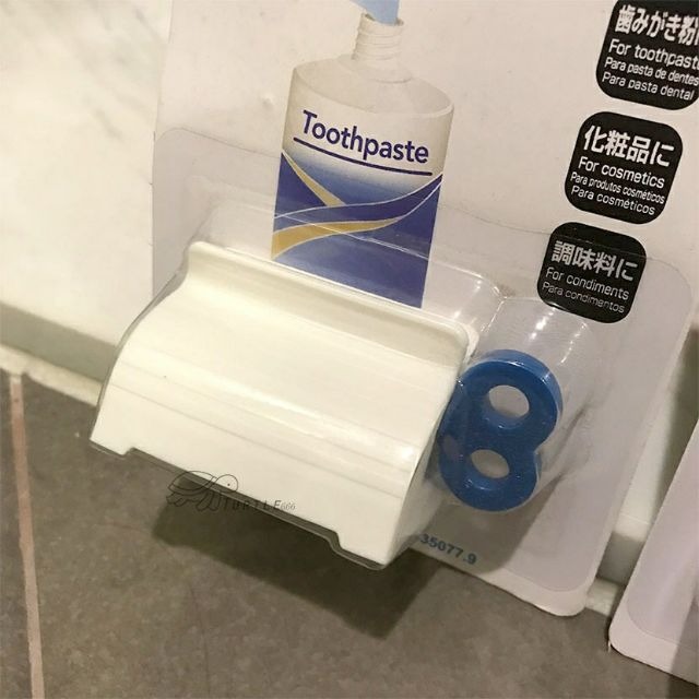 大信百貨》簡約不浪費 手轉 擠牙膏神器 擠牙膏 牙膏器 牙膏掛架 手動擠牙膏 擠牙膏器具，擠牙膏器-細節圖6