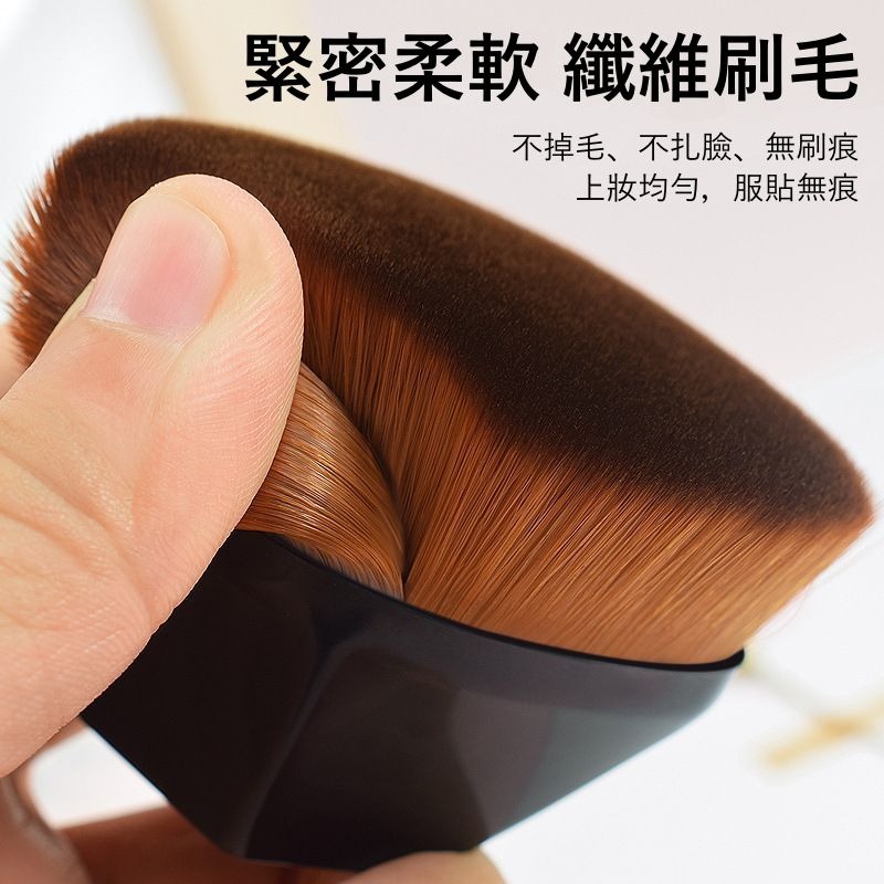 大信百貨》粉底刷【新品特價】底妝刷 牙刷粉底刷 蜜粉刷 腮紅刷 遮瑕刷 修容刷 鼻影刷 高光刷 平頭粉底刷 花瓣粉底-細節圖3