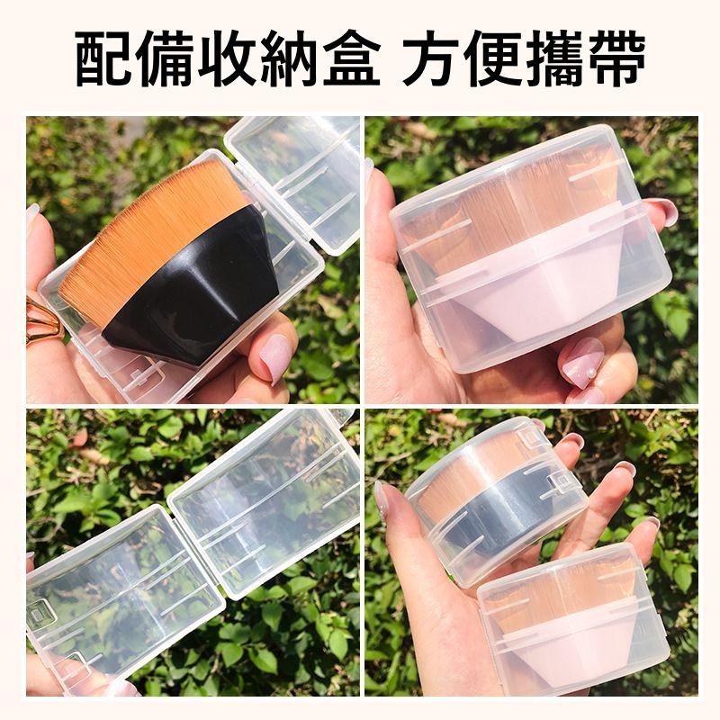 大信百貨》粉底刷【新品特價】底妝刷 牙刷粉底刷 蜜粉刷 腮紅刷 遮瑕刷 修容刷 鼻影刷 高光刷 平頭粉底刷 花瓣粉底-細節圖4