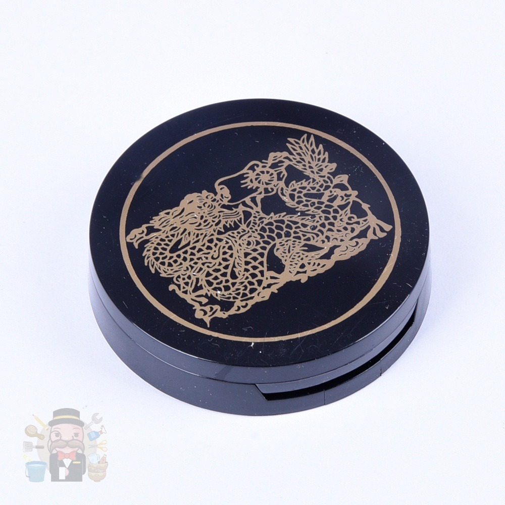 大信百貨》雙錢 招財進寶印泥 艾絨印泥 金箔招財進寶印泥 攜帶式印泥 皇龍印泥，印泥-細節圖4