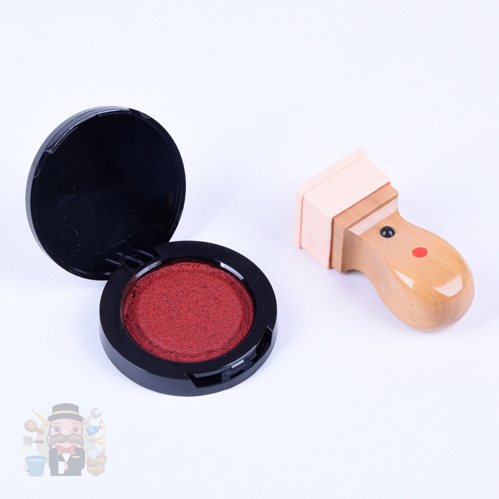 大信百貨》雙錢 招財進寶印泥 艾絨印泥 金箔招財進寶印泥 攜帶式印泥 皇龍印泥，印泥-細節圖6