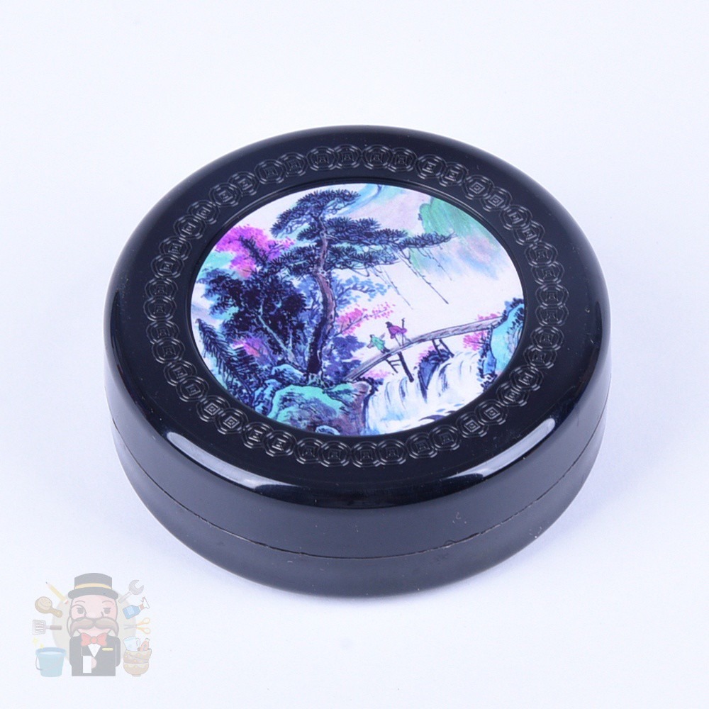 大信百貨》雙錢 招財進寶印泥 艾絨印泥 金箔招財進寶印泥 攜帶式印泥 皇龍印泥，印泥-細節圖7