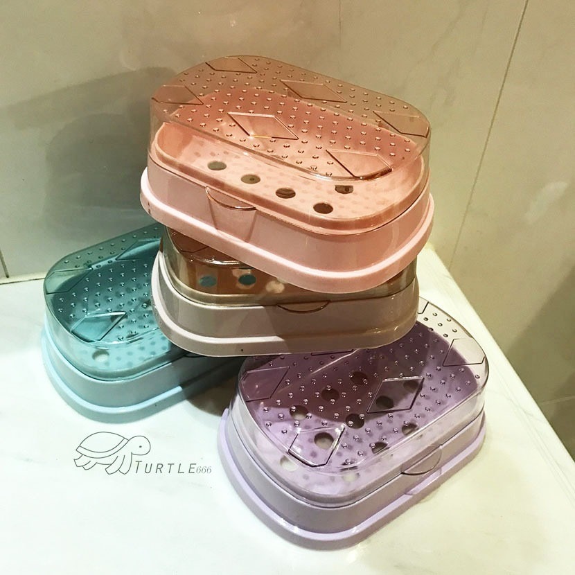 大信百貨》優雅皂盒 玫瑰花肥皂盒 香皂盒 瀝水肥皂架 瀝水肥皂盒 旅行用肥皂盒，皂盒-細節圖2