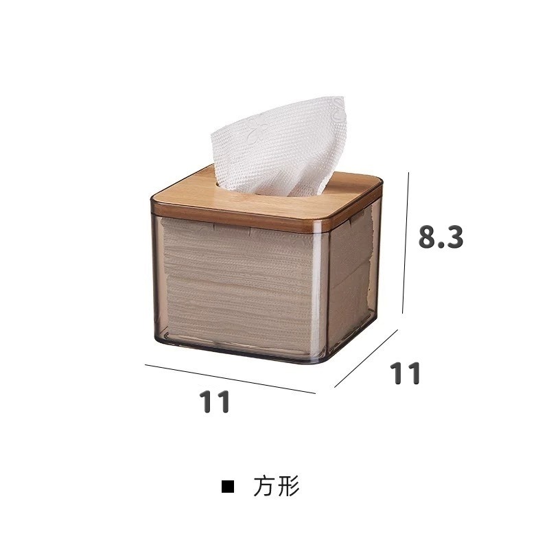 大信百貨》簡約木紋長型面紙盒 木製面紙盒 衛生紙盒 抽取式面紙盒 辦公室小物 文青生活用品 紙巾盒，木面紙盒-規格圖11