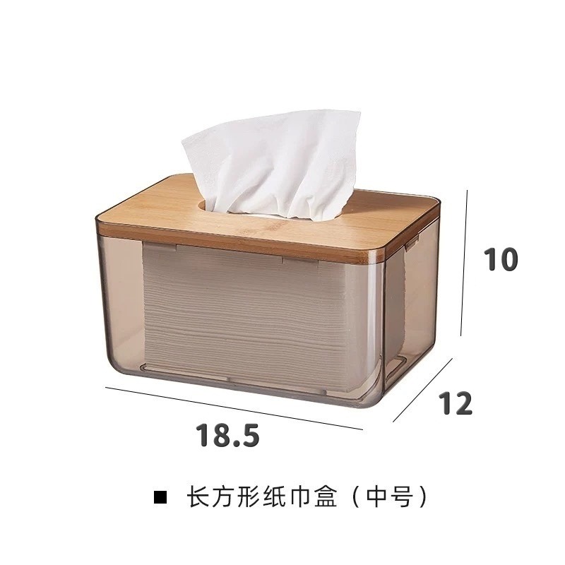 大信百貨》簡約木紋長型面紙盒 木製面紙盒 衛生紙盒 抽取式面紙盒 辦公室小物 文青生活用品 紙巾盒，木面紙盒-規格圖11